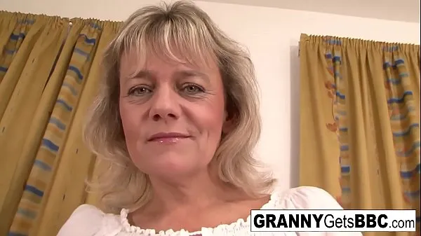 Show Blonde granny wants her pussy stuffed with black cock energy Clips