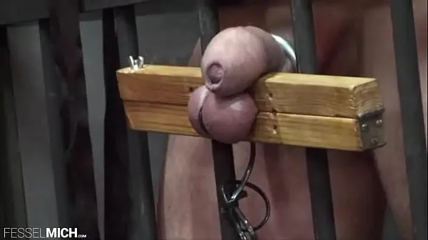 Show The slave is locked up so that he is extradited, then the German mistress puts a pillory on him and then uses him to the maximum until the little slave pig really screams and whines energy Clips