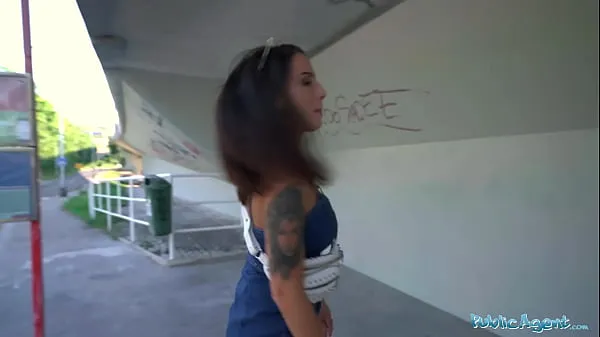 Show Public Agent Latina brunette babe with big tits and ass fucking outdoors in pov by huge cock energy Clips