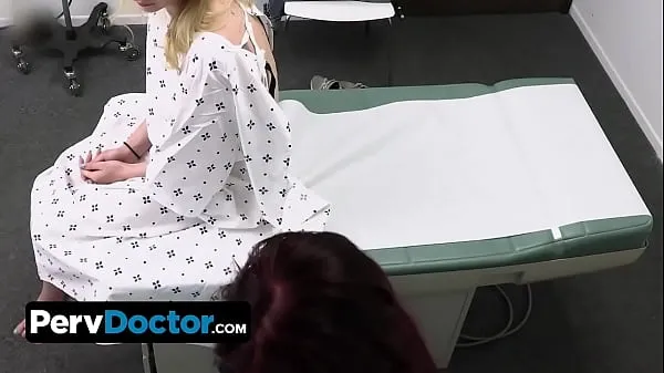 Show Slender Blonde Patient Lets Perv Doctor And His Hot Ass Nurse To Stretch Her Tight Teen Pussy energy Clips