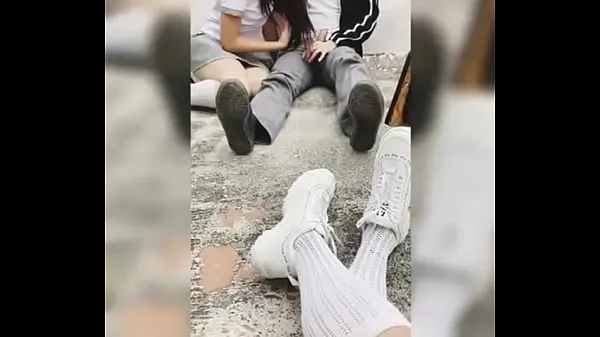 Show Student Girl Films When Her Friend Sucks Dick to Student Guy at College, They Fuck too! VOL 2 energy Clips