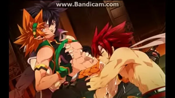Show Hot gay anime threesome energy Clips